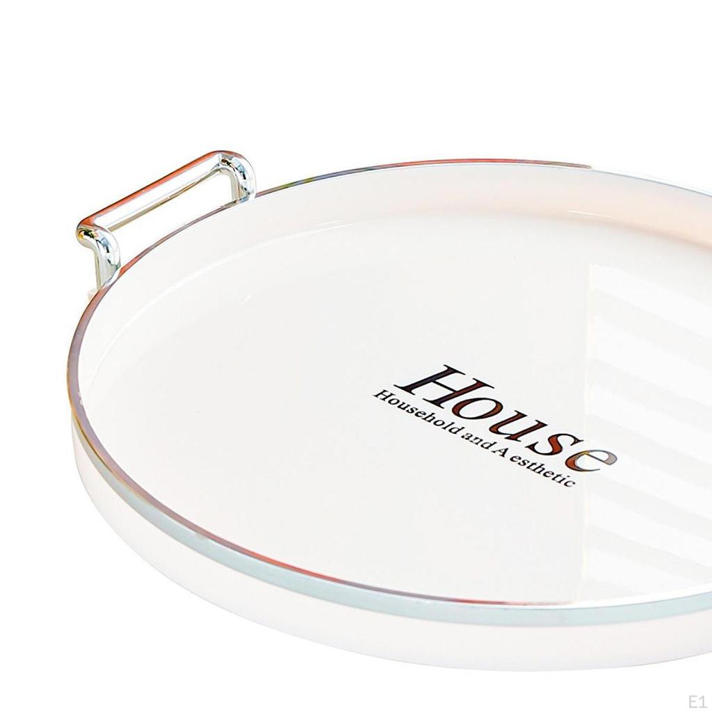 Bandeja de Servir para Armazenamento de Xícaras de Chá Organizador de Cupcakes e Lanches Centro de Mesa Moderno Portátil Prato para Nozes e Doces