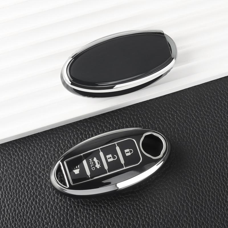 Tpu Car Key Case For Nissan Qashqai X-Trail T32 T31 Note Juke J10 J11 Kicks Tiida Pathfinder Infiniti Car Key Cover Accessories