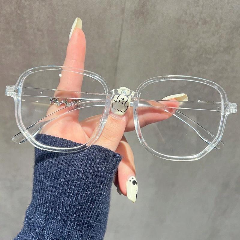 Anti-blue Light Glasses Slimming Polygonal Glasses Fashionable Bare Face Small Flat Light Glasses 819