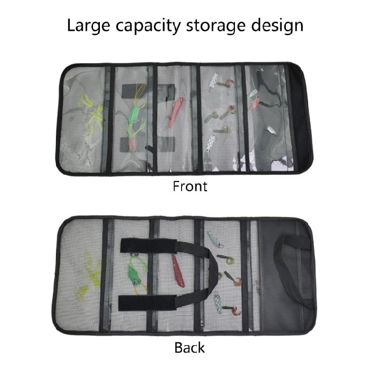 Fishing Long Vertical Jigs Case Metal Jigs Lure Fishing Baits Bag Waterproofs Tool Pockets Bag Fishing Lure Organizers