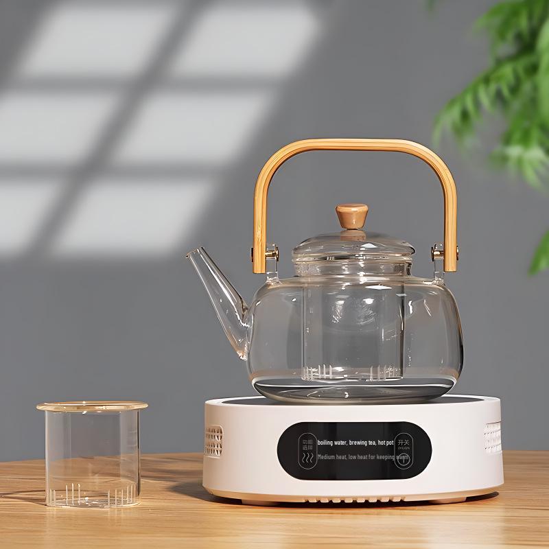 Smart Electric Glass Tea Cooker: Compact Ceramic Stove & Health-Preserving Hot Plate Kettle Gift