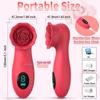 Rose Vibrator For Women Nipple Vagina Clit Stimulator G Spot Vibration Massager Female Masturbator Sex Toys for Adult Supplies