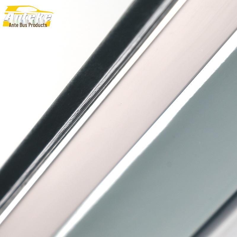 3D Stainless Steel Rain Deflector & Shield Trim for 2019 Santa Fe Models