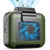 Portable Mini Waist Fan Rechargeable with 23H Working Time, 6200 RPM Strong Airflow, 3 Speed Levels, Belt Shirt Fan Clip On Waist Portable Cooling