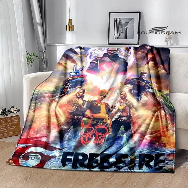 3D Games Free Fire Printed Blankets Fashion Warm Blanket Soft And Comfortable Blanket Home Travel Blanket Birthday Gift