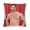 Henry Cavill Sexy Square Pillowcase Polyester Linen Velvet Printed Zip Decor Throw Pillow Case Sofa Cushion Cover