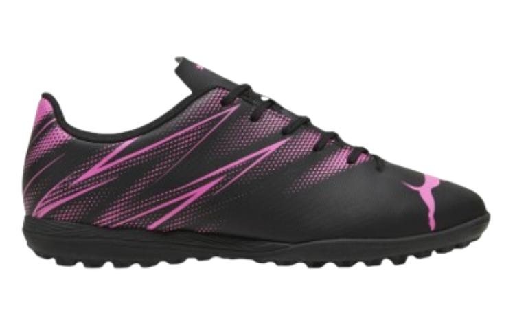 Men's Sneakers PUMA Attacanto AG Artificial Ground Soccer Shoes Men's Black Purple