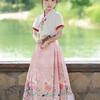 Girls' Chinese-Inspired Summer Hanfu Set – Ming & Tang Dynasty Style