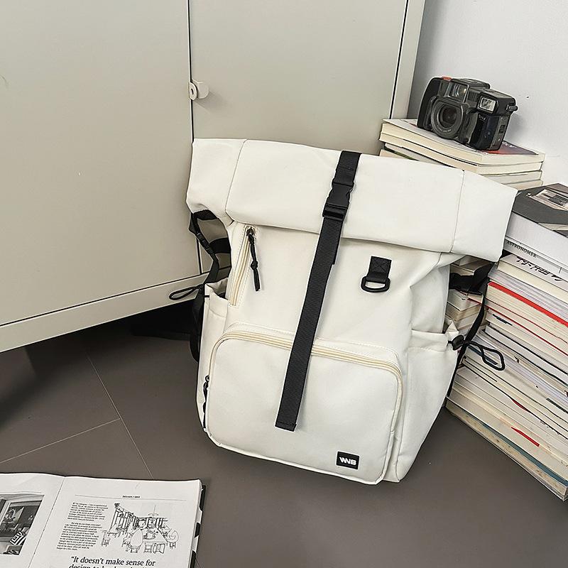 Schoolbag1011 Summer Backpack Men's Backpack Girls School Bag Junior High School College Student Computer Bag Travel Large Capacity