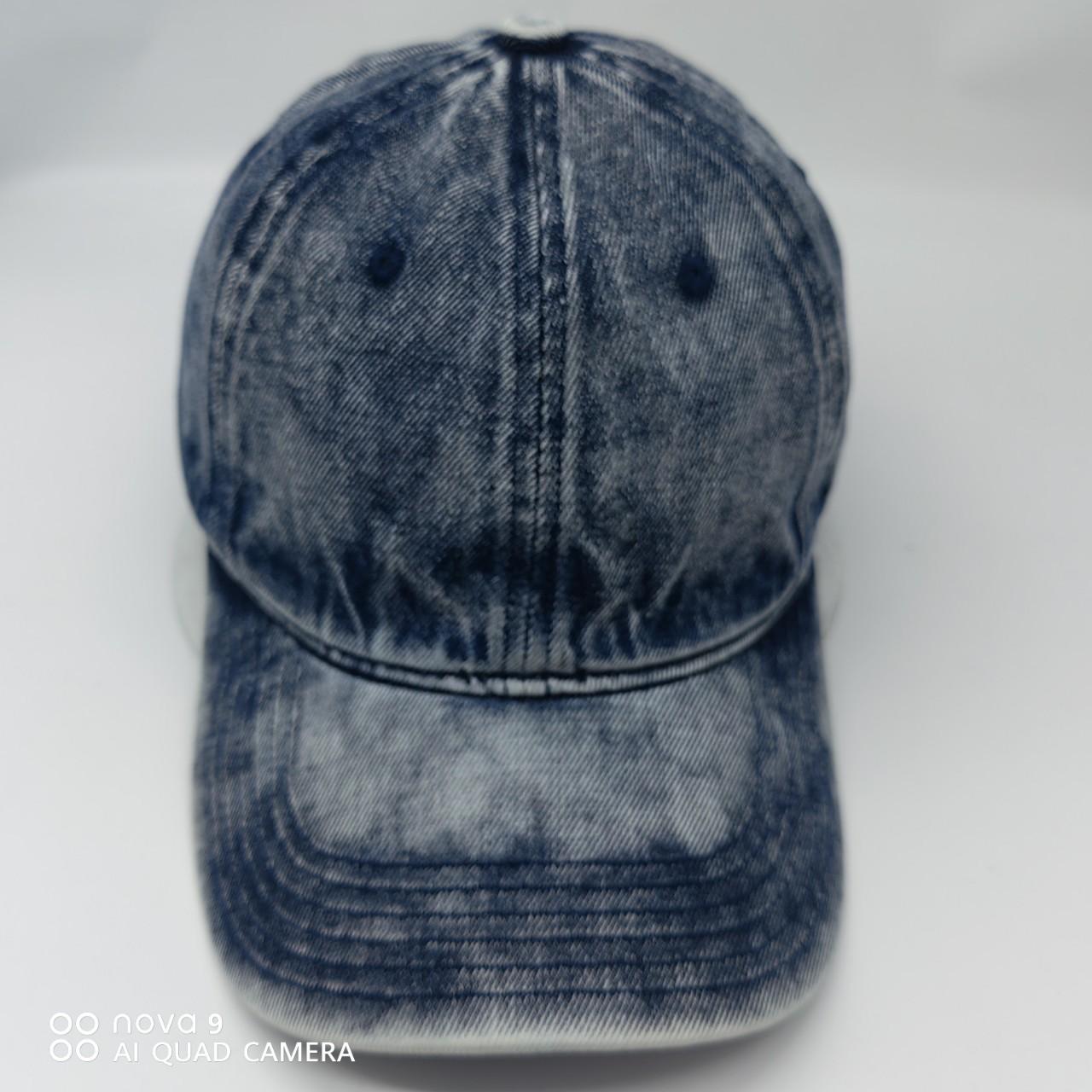 American Vintage Style Denim Baseball Cap Unisex 6-Panel 3D Embroidery Metal Buckle Common Four Seasons New Washed Design Curved One Size