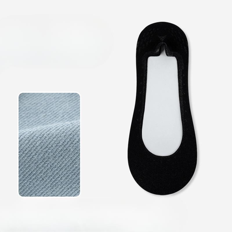 Women Summer Ultra Thin Non Slip Non Fall with Shallow Mouth Invisible Breathable Ice Silk Boat Socks