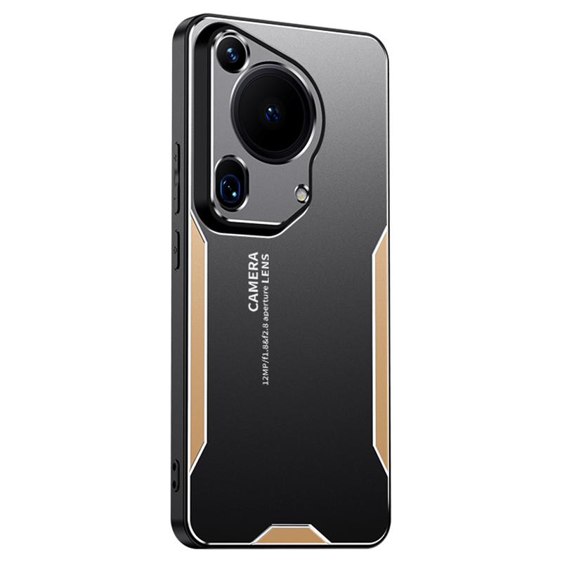 For Huawei Pura 70 Ultra Metal Phone Case Aluminum Alloy+PC+TPU Hybrid Back Cover