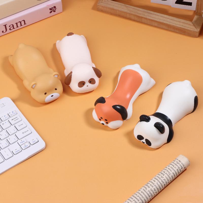 Cartoon Animal Wrist Support Pad Soft Ergonomic Mouse Rest Relieve Pain for Office School Gaming