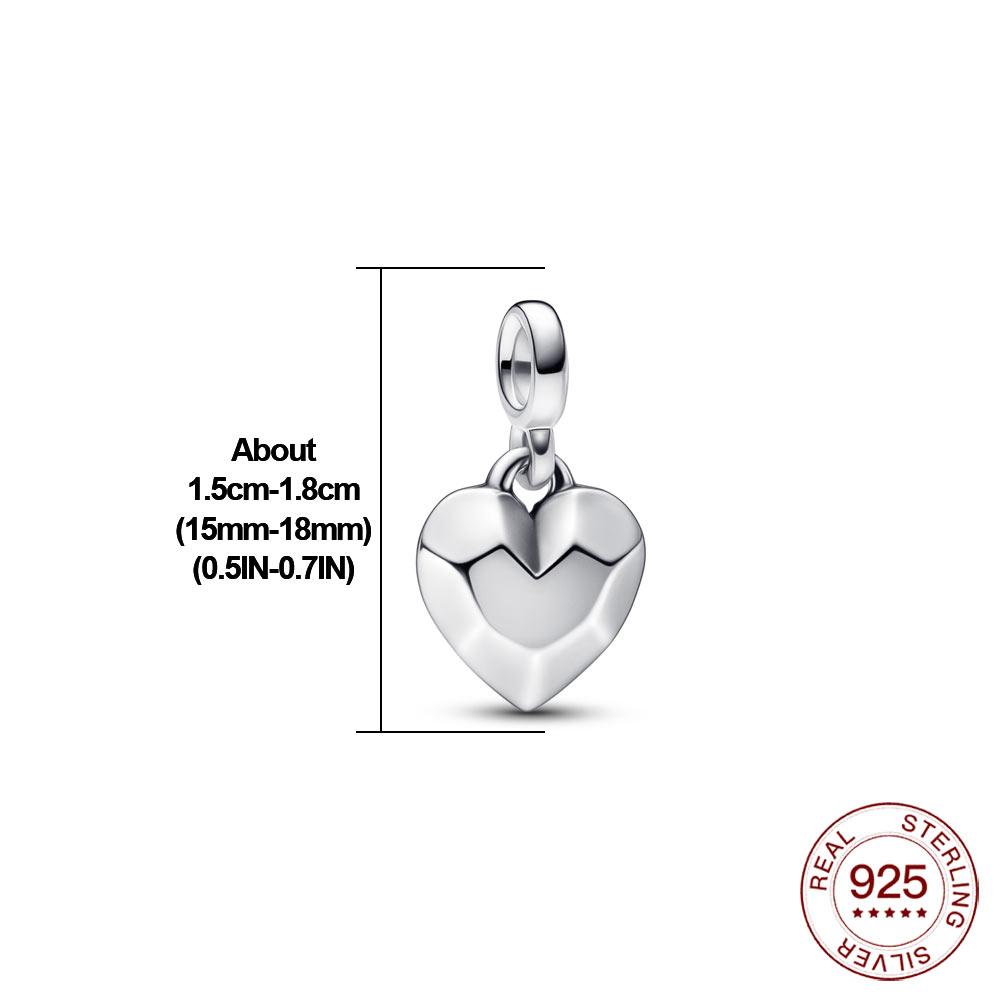 Novo Real S925 Prata Esterlina Me Charm Unicórnio Estrela Hoop Bead Fit Original Me Pulseiras Mulheres Coração Jóias Para Presente