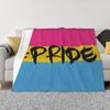 Hashtag Pride Pansexual Blanket Fleece Lgbt Yaoi Boy Love Ultra-Soft Throw Blanket for Bedroom Sofa Bedspread