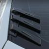 Adesivo Decorativo per Lunotto Posteriore Auto Accessorio Spoiler Laterale Splitter Finitura Lamella Triangolare Parasole per Finestrino Lunotto per Auto