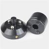 ABWR-12X Speaker Isolation Stand Lead Alloy Adjustable Tray Pad Ball Foot Speaker Stand Isolation Feet Spike Black