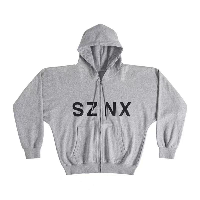

Толстовка на молнии унисекс Kanye Kan Ye Шанхайский концерт SZNX Хизер Грей Size 3 светло-серый