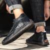 Herrenschuhe und Stiefeletten Herbst Handgefertigte Stiefel High-Top Flach Outdoor Arbeiter Freizeitschuhe Große Größe Board Schuhe