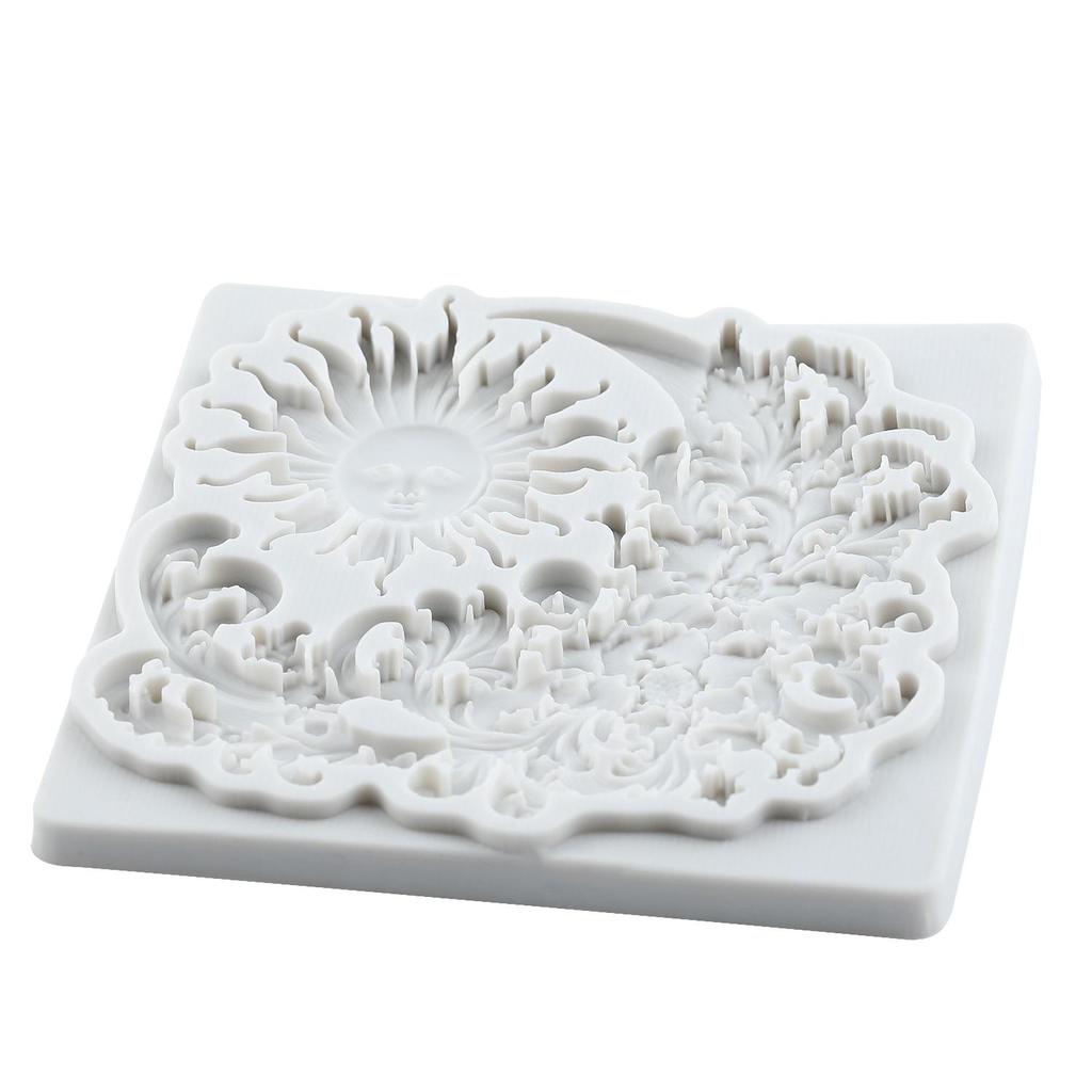 Sonnenmond Gott Silikonform Altgriechische Mythologie Fondantformen Kuchen Dekorationswerkzeuge Cupcake Topper Süßigkeiten Harz Ton Schokolade Gumpaste Form