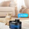 Rechargeable Cats Water Fountain Battery Power 74oz Capacity Automatic Pet Drinking Dispenser with Motion Design