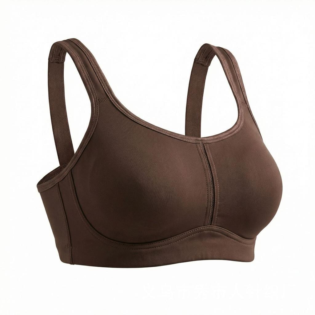 Large size no steel ring no sponge thin bra sports underwear large chest small gathering bra wholesale