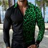 Alla moda! Camicia a maniche lunghe con audace stampa leopardata.
