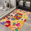 Popular Animated The A-Amazing D-Digital C-Circus Room Mats Anti-slip Absorb Water Long Strip Cushion Bedroon Mat Household