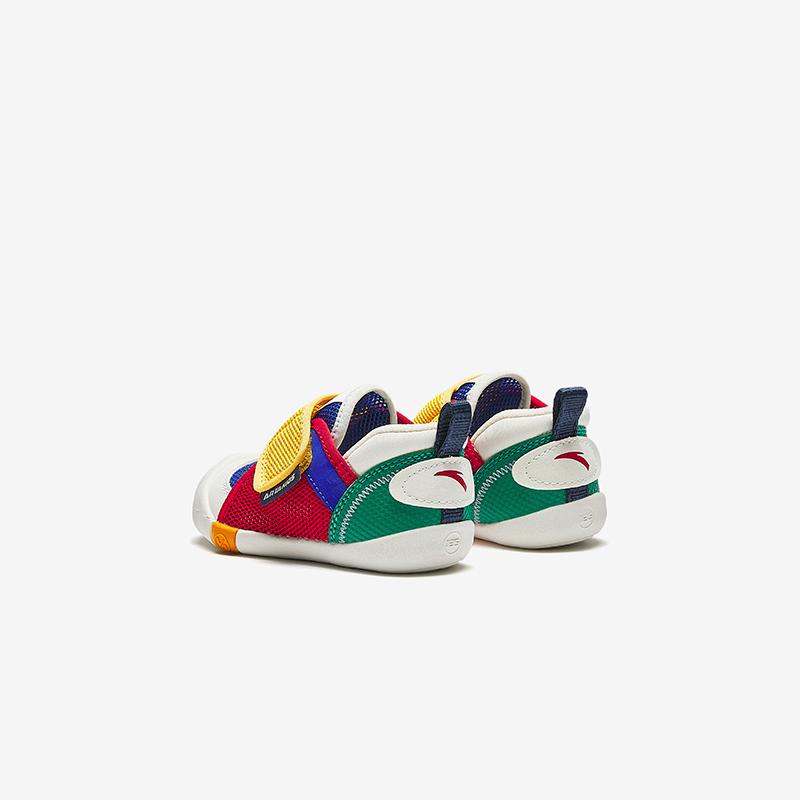 Anta Kids Comfortable Versatile Simple Fashion Low-Top Walking Shoes Baby Sneaker Blue Red Yellow A12510030-1