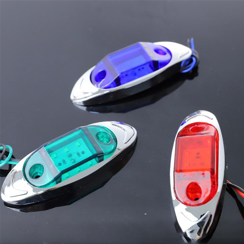 1 Stück 12V 24V Auto 6 LED Signalleuchten Seitenmarkierung Anhänger LKW Signallampe Multifunktional Wasserdicht Breitenleuchte