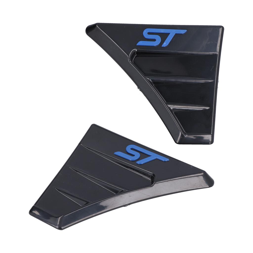 Pair of Rear Window Quarter Louver Cover for ST Style Side Vent Fit for Ford Focus MK 2