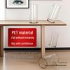 Stor Transparent Anti-Fall Vas för Lyckobambu - Vattenkultur Akryl Imitation Glasbehållare