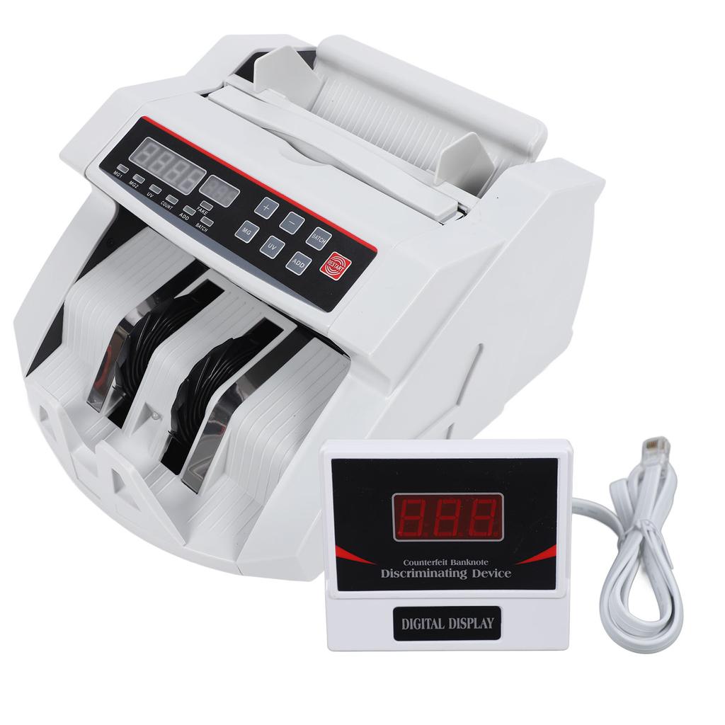 Counterfeit Bill Detector Rapid Detection High Accurate Money Counter Machine with LED Display for