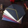 Gold-Edged No. 5 Creative Love Letter Envelope with Hot Stamping Logo - Retro European Business Design