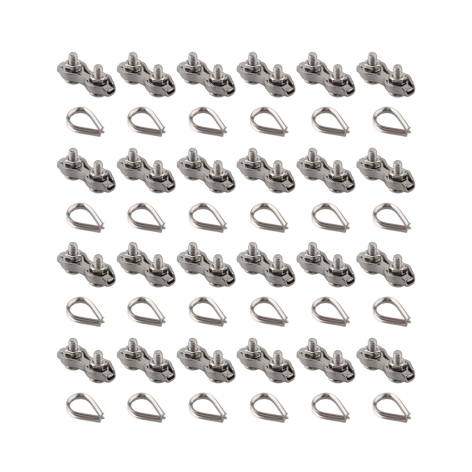 

Heavy Duty Applications 304 Stainless Steel Load Capacity Rust Resistant Wire Rope Clamps Acid Resistant High Load Capacity China Mainland