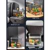 Transparent Square Fish Tank High Quality Plastic Goldfish Tank Aquarium Betta Fish Breeding Box Aquariums Table Decoration