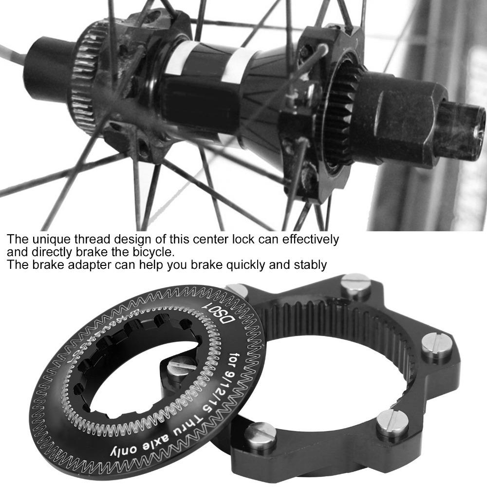Easy to install Disc Brake Rotor Conversion 6 Bolts 6 Bolts Rotor Adapter  Bike Conversion чёрный