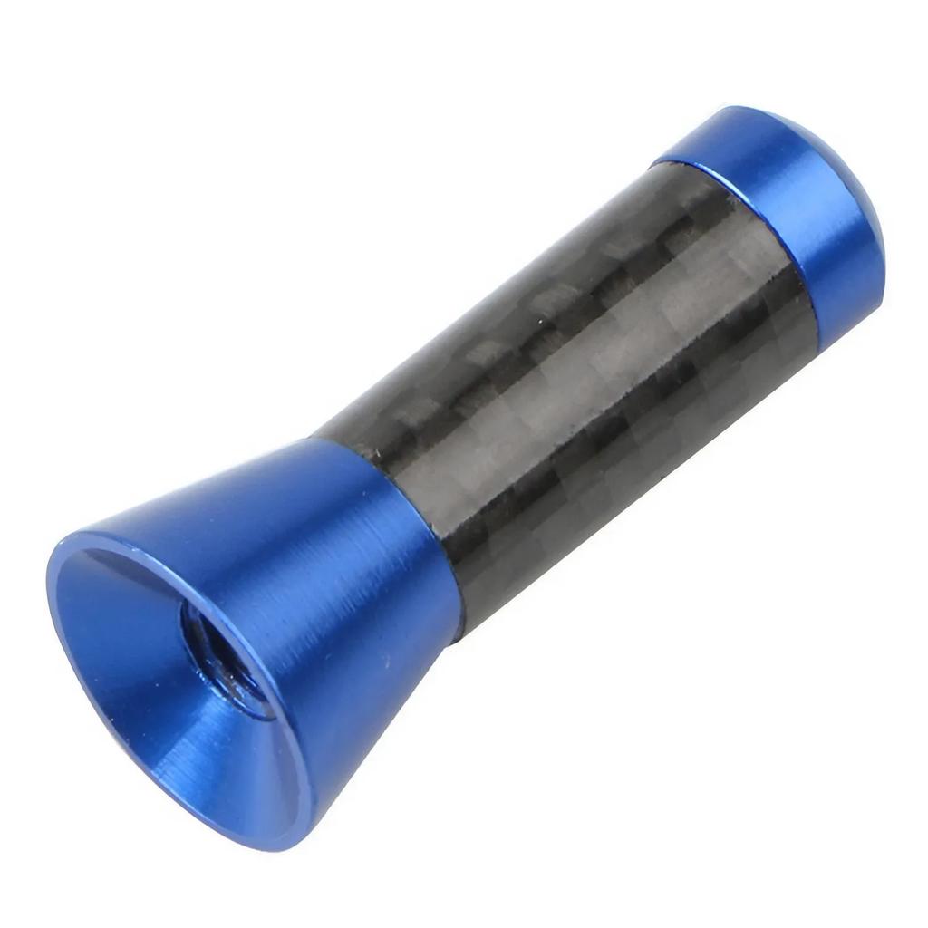 Car Accessories 3.5cm Car Styling Roof Antenna Enhanced Signal Carbon Fiber Screw Metal Short Stubby Mast Antenna Universal