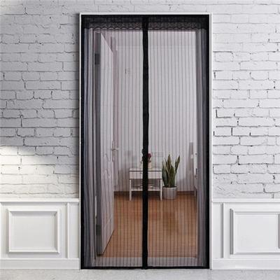 Mosquito Door Curtain Magnetic Fly Screen with Fastener Tape Easy To Install Magnetic Closure Doorway Screen Mosquito Curtain