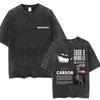 Washed Vintage Rapper Ken Carson A Great Chaos Album Tshirt Men Women Fashion Hip Hop Tshirts Male Casual Oversized T Shirts