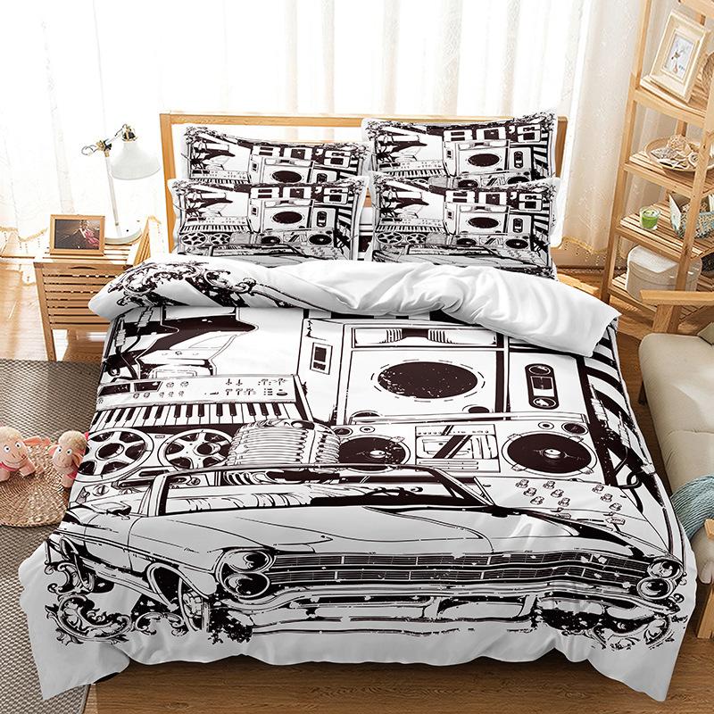 

Модная технология, постельное белье с 3D цифровой печатью, пододеяльники, наволочки 70 * 133Cm two-piece set