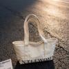 New Fashi Gentlewoman Canvas Shoulder Bag Large Capacity Casual Letter Handle Bag for Women Texture and Versatile Storage Bags