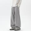 High Street Scimitar Pants Men's Spring Autumn Trendy Brand Wide-leg Sweatpants Retro Loose Straight Casual Pants