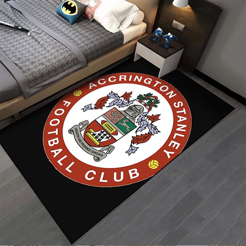 Accrington Stanley Logo Carpet suitable as a non-slip mat for the living room or bedroom sofa