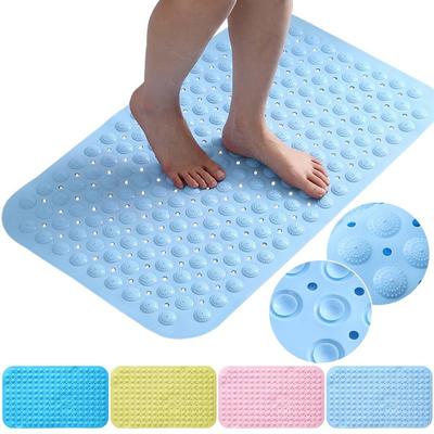 1pc Bathroom Anti-slip Mats, Bathroom Shower Spa Anti-slip Massage Mats, Bathroom Floor Mats With Suction Cups, Eco-Friendly Non-toxic Bpa-free