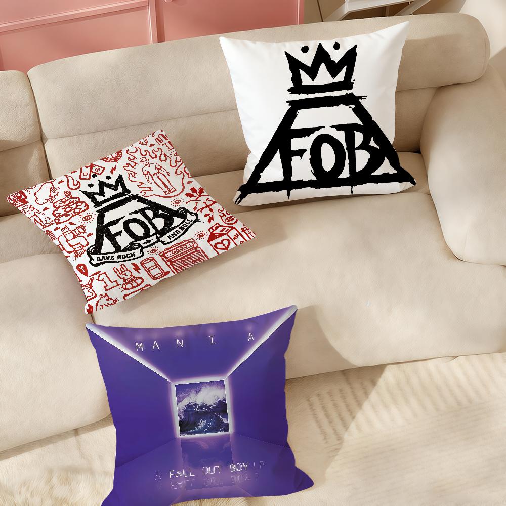 FFall Out Boy Band Pillow Case Suitable For Bedrooms Living Rooms Cars Home Decoration