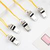 Metal Whistle Referee Sport Rugby Party Outdoor Sports Like Whistle Training School Soccer Football Colorful Lanyard Whistle