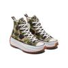 Converse Run Star Hike High Arkivtrykk Camo Unisex Sneakers Grønn Kandisert-Ingefær Pikant-Grønn 170913C