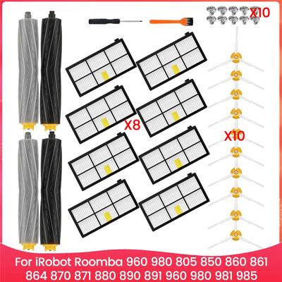 A65T-Accessories Kit For Irobot Roomba 960 980 805 850 860 861 864 870 871 880 890 891 960 980 981 985 Vacuum Parts