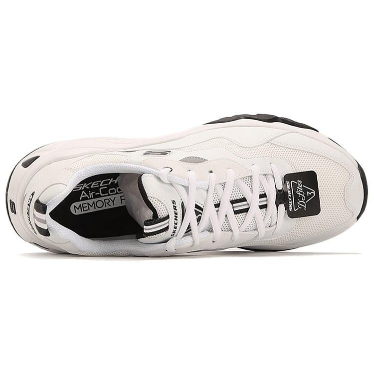 Skechers D'Lites Low Running Shoes White Men's 237152-WHT